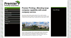 Desktop Screenshot of premierprintingcorp.com